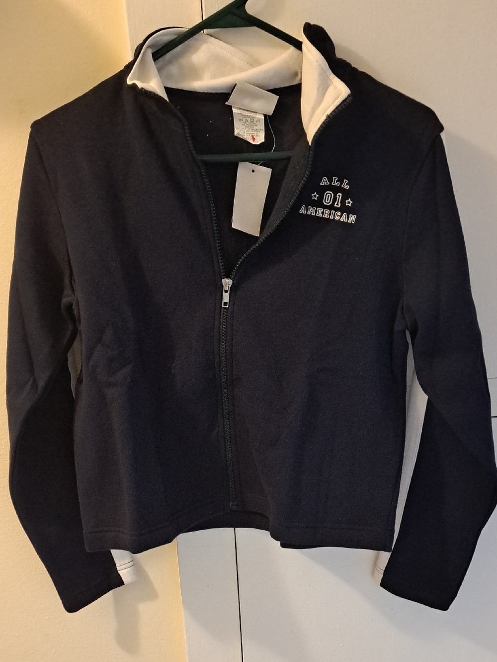 Lee Sport Navy Full-Zip Jacket with Contrast Collar